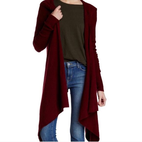 Free People Asymmetrical Sloane Cardigan Sweater - Picture 8 of 12